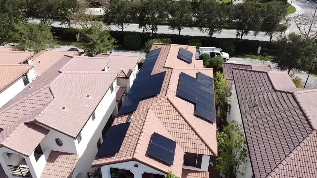 Sprightful Solar 13.3 kW solar system installed on a home in Cooper City, Florida