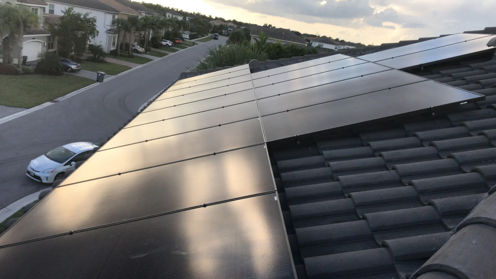 Sprightful Solar 19 kW solar + battery system installed on a home in Delray Beach, Florida