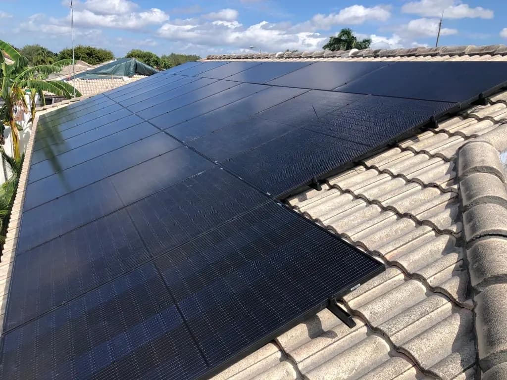 Sprightful Solar 9.9 kW solar system installed on a home in Hialeah Gardens, Florida