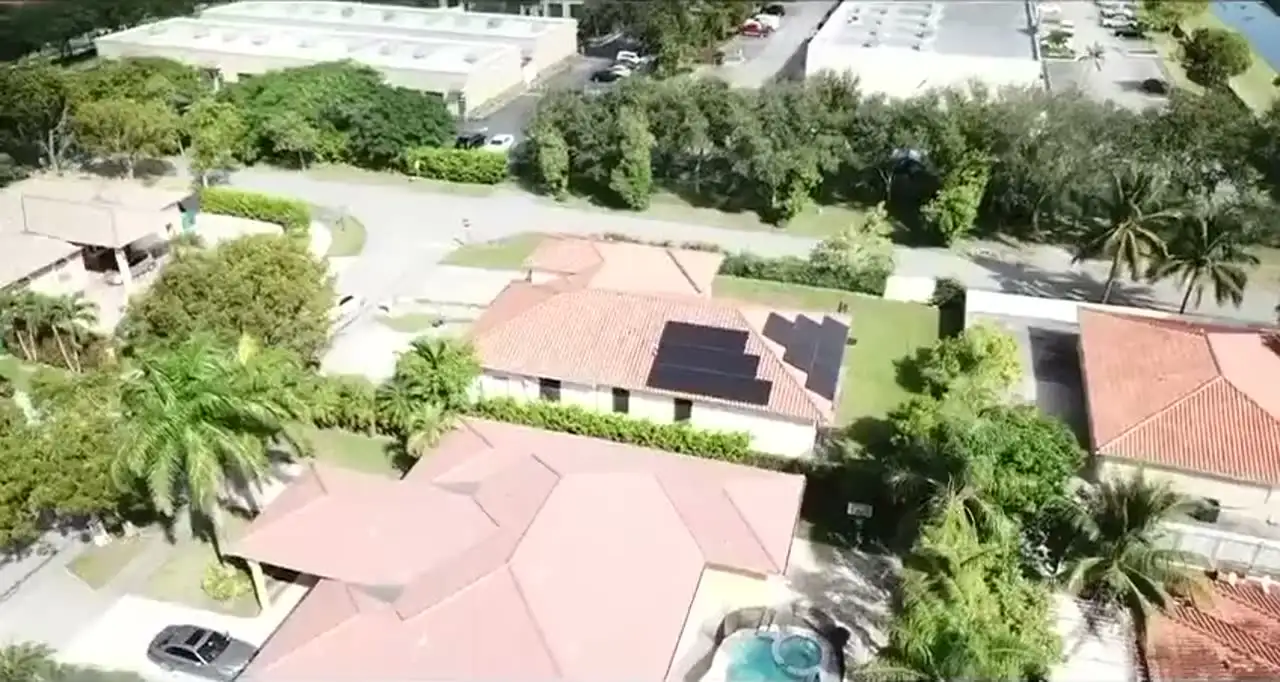 Sprightful Solar 11.2 kW solar system installed on a home in Miami, Florida