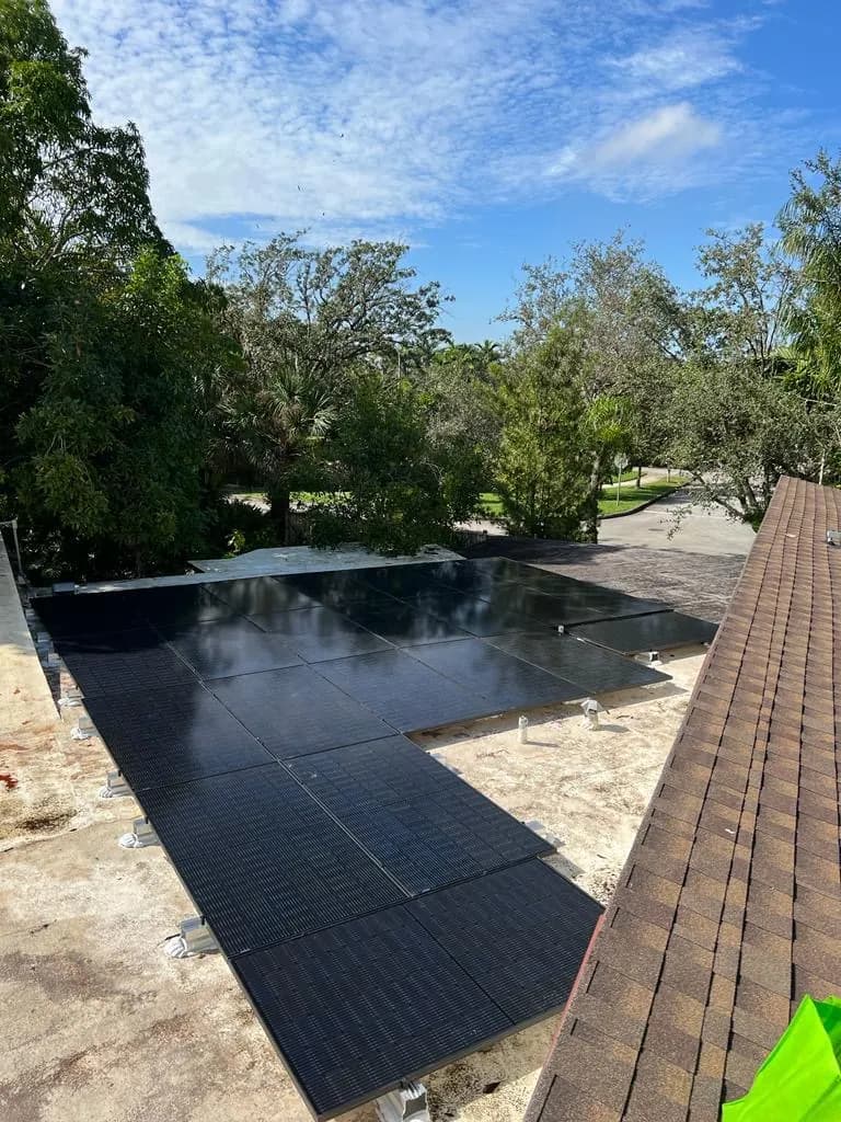 Sprightful Solar 18 kW solar system installed on a home in Miami, Florida