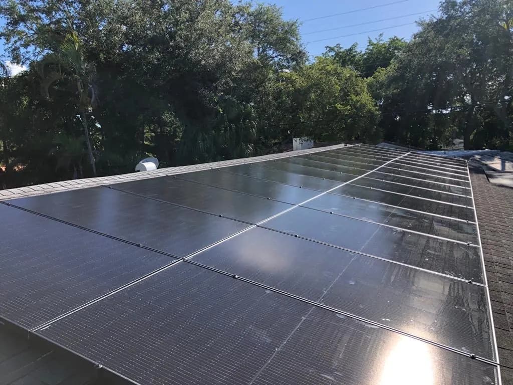 Sprightful Solar 11.2 kW solar + battery system installed on a home in Miami, Florida