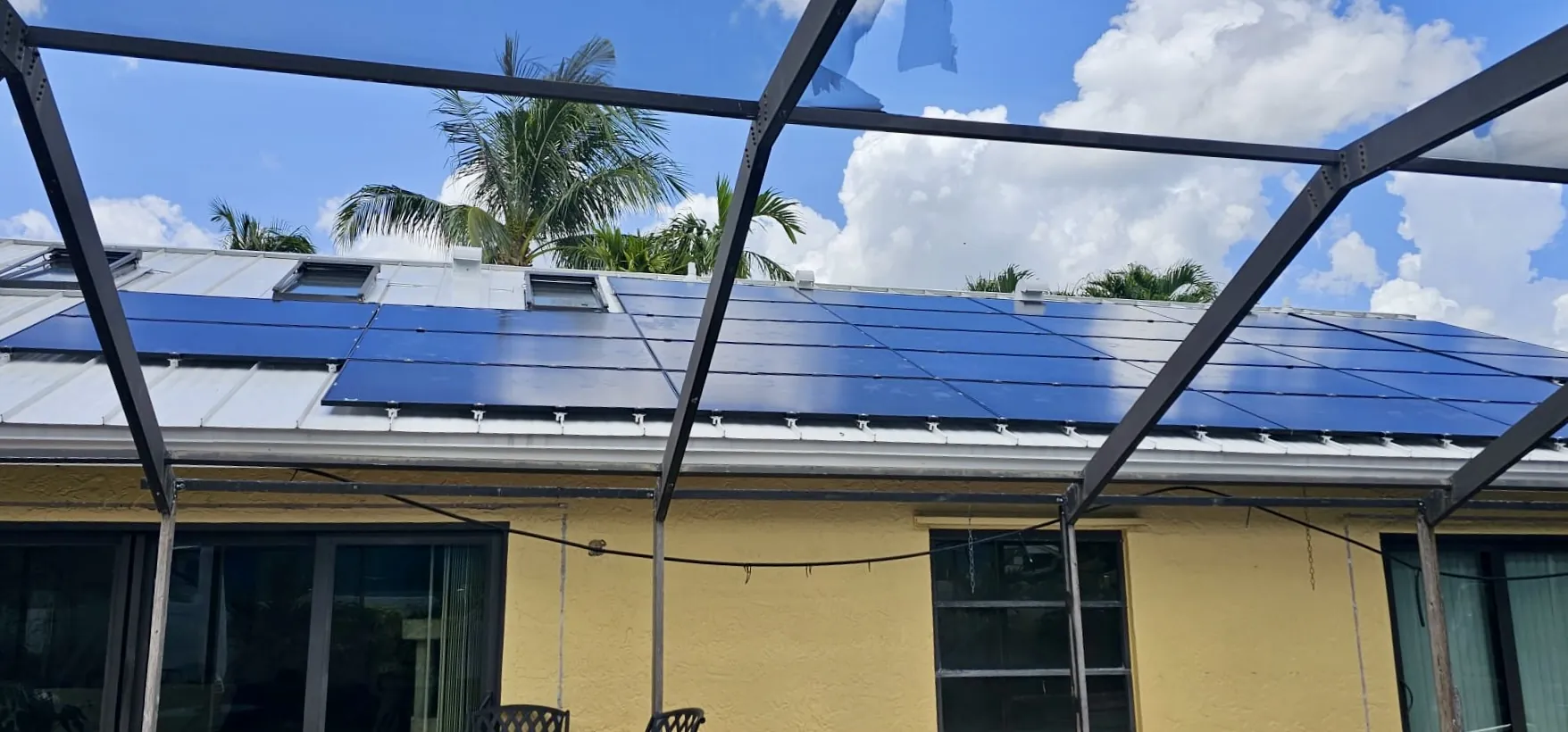 Sprightful Solar 11.46 kW solar + battery system installed on a home in West Palm Beach, Florida