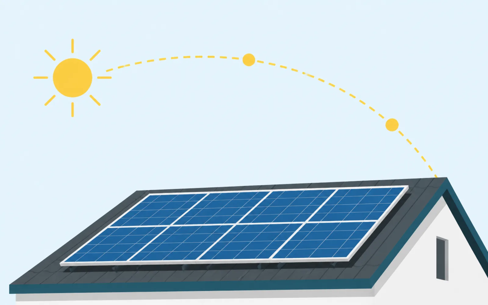 South Florida solar roof assessment illustration